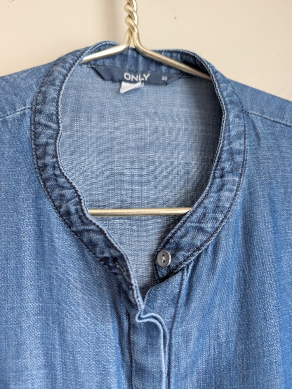 ONLY Sara long sleeve denim shirt blouse - Picture 6 of 9